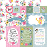 Echo Park Fairy Garden Multi Journaling Cards Patterned Paper