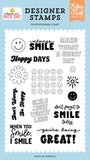 Echo Park Have A Nice Day Don't Forget To Smile Designer Stamp Set