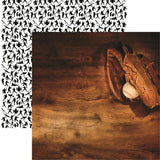 Reminisce Let's Play Baseball Glove and Ball Patterned Paper