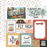 Echo Park Let's Take The Trip Multi Journaling Cards Patterned Paper