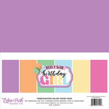 Echo Park Make A Wish Birthday Girl Solids Paper Pack