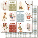Paper Rose Studio Christmas Friends Paper A Patterned Paper