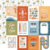 Echo Park Summer Vibes 3x4 Journaling Cards Patterned Paper