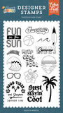 Echo Park Summer Vibes Keep Cool In The Pool Designer Stamp Set
