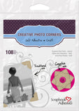 Scrapbook Adhesives Kraft Self-Adhesive Scrapbook Photo Corners