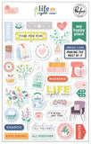 Pinkfresh Studio Life Right Now Puffy Sticker Sheet