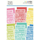 Simple Stories Color Vibe Summer - Alphabet Sticker Book