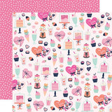 Simple Stories Happy Hearts Sweet on You Patterned Paper