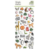 Simple Stories Into The Wild Puffy Sticker Embellishments