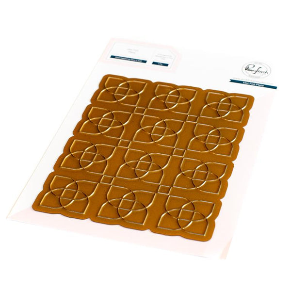 Pinkfresh Studio Overlapping Geo Leaf Hot Foil Plate – Cheap