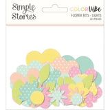 Simple Stories Color Vibe Lights Flower Bits & Pieces Embellishments