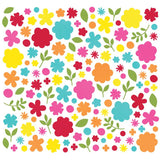 Simple Stories Color Vibe Brights - Flower Bits & Pieces - Brights Embellishments