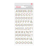 American Crafts Thickers Full Bloom Alphabet Stickers