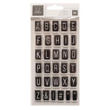 Heidi Swapp Carefree Clear Acylic Alphabet Stamp Set