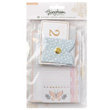Crate Paper Gingham Garden Stationary Pack Embellishments