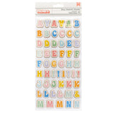 American Crafts Thickers Groovy Alphabet Stickers