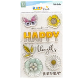American Crafts Vicki Boutin Discover + Create Happy Thoughts Stamps and Dies Set