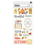 American Crafts Thickers Fallish Phrase Stickers