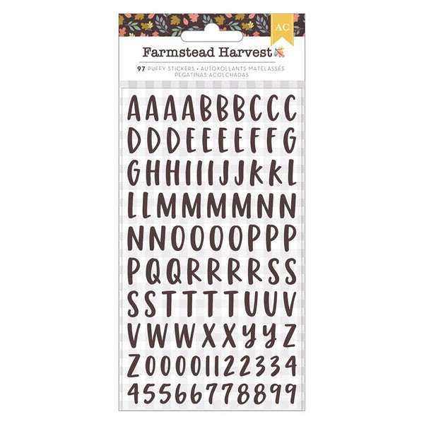 American Crafts Thickers Evergreen and Holly Alphabet Stickers – Cheap  Scrapbook Stuff