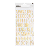 American Crafts Thickers Farmstead Harvest Alphabet Stickers