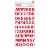 American Crafts Thickers Red Balloon Alphabet Stickers