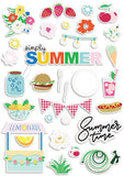 Fancy Pants Simply Summer Puffy Stickers Embellishments