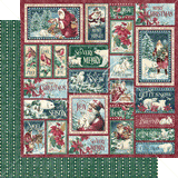 Graphic 45 Let it Snow Collection So Very Merry  Patterned Paper