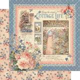 Graphic 45 Cottage Life Cottage Life Patterned Paper