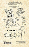 Graphic 45 Little One 4x6 Clear Acrylic Stamp Set