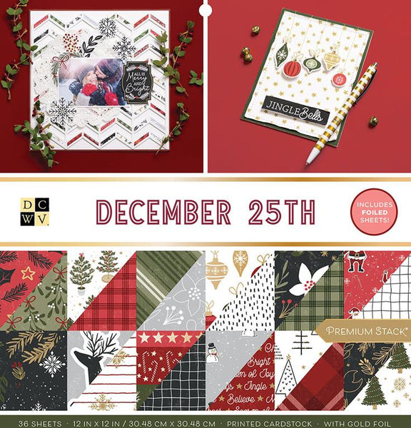 Welcome Winter Collection, Bundle Up, double-sided Christmas & Winter  scrapbook paper (Carta Bella)