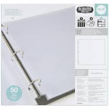 We R Memory Keepers 12x12 Ring Page Protectors - 50 pack – Cheap