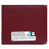 We R Memory Keepers 12x12 Classic Leather Album - Wine