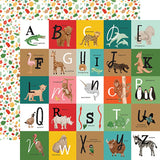 Echo Park Animal Kingdom Alphabet Squares Patterned Paper