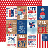 Echo Park America 3X4 Journaling Cards Patterned Paper