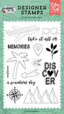 Echo Park Away We Go Take It All In Designer Stamp Set