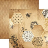 Reminisce Bee Happy Honeycomb Patterned Paper