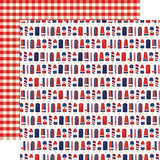Carta Bella The Fourth of July Festive Popsicle Patterned Paper