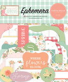 Carta Bella Here Comes Spring Ephemera Embellishments