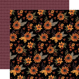 Carta Bella Halloween Spooked Sunflowers Patterned Paper