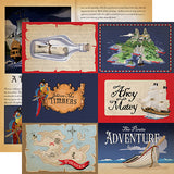 Carta Bella Pirates Multi Journaling Cards Patterned Paper