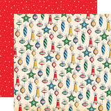 Carta Bella Season's Greetings Holiday Ornaments Patterned Paper