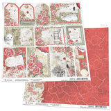 Ciao Bella Frozen Roses Frames & Tags Patterned Paper