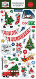 Carta Bella White Christmas 6x13 Chipboard Accent Embellishments