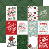Echo Park Christmas Salutations No. 2 3x4 Journaling Cards Patterned Paper