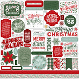 Echo Park Christmas Salutations No. 2 Element Sticker Sheet