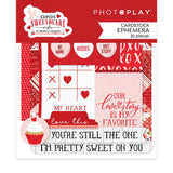 Photoplay Paper Cupid's Sweetheart Cafe Ephemera Die Cut Embellishments