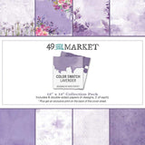 49 and Market Color Swatch Lavender 12x12 Collection Paper Pack