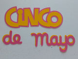 The Die Cut Store Cinco de Mayo Words Die Cut Embellishment