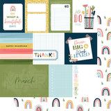 Echo Park Day In The Life March  Patterned Paper
