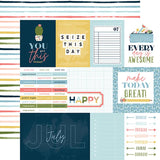 Echo Park Day In The Life July  Patterned Paper